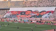 على طريقة القمة.. تيفو جماهير الزمالك أمام سيراميكا كليوباترا في لقاء حسم