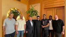 تركي آل الشيخ يلتقي محمد رمضان ومراد والصباح ويعد الجمهور بمفاجأة