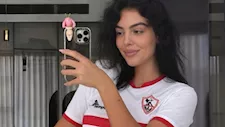 "أحبك يا زمالك".. حقيقة صورة جورجينا بعد فوز الزمالك بالدوري