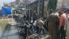 سقط أثناء اللهو.. استمرار البحث عن طفل ابتلعه مصرف مائي بكفر الشيخ (صور)