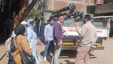 ضبط 336 أسطوانة غاز و4 طن سكر ودقيق خلال حملات بالمنوفية