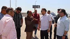  محافظ القليوبية يفتتح كوبري وطريق بنها الزراعي بعد تطويره -صور