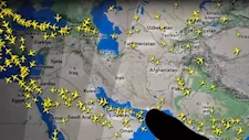 إيران تغلق مجالها الجوي غرب البلاد وتقيّد حركة الطيران