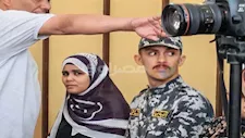 بكاء وخوف.. انهيار المتهمة بقتل عروس بورسعيد فور وصولها قاعة المحكمة