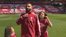 ظهور خاص لمكة وكيان في ليلة وداع محمد صلاح مع ليفربول (صور)