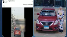 التحفظ على سيارة ملاكي بعد ظهور أطفال خارج النوافذ أثناء السير بالجيزة 