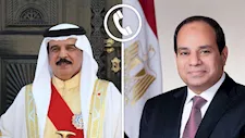 ملك البحرين يهنئ الرئيس السيسي بعيد الأضحى ويؤكد عمق العلاقات الثنائية