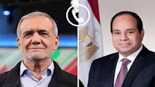 الرئيس السيسي يتلقى اتصالًا من نظيره الإيراني لبحث المفاوضات مع أمريكا