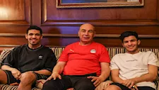 حسام حسن يستقبل الثنائي إسلام عيسى ومحمد حمدي بمعسكر المنتخب