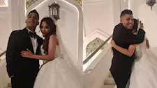بعد القبض عليه بسبب فيديو الصباحية .. 20 صورة لـ كروان مشاكل وعروسته حفيدة