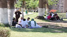 بالصور.. إقبال كثيف على الحديقة الدولية بالقاهرة في ثاني أيام عيد الأضحى