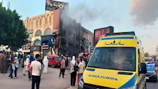 جثة متفحمة و3 مصابين في حريق مروع بالشرابية والمعمل الجنائي يعاين