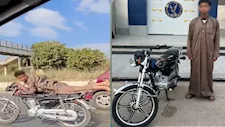 فيديو الاستعراض قاده للسقوط.. ضبط قائد دراجة نارية أدى حركات خطرة في القليوبية