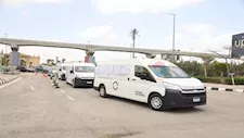 وصول جثمان سهير زكي إلى مسجد الشرطة استعدادًا لصلاة الجنازة - صور