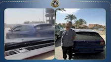 الداخلية تضبط قائد سيارة يسير برعونة ويضع قدمه خارج النافذة بالقاهرة