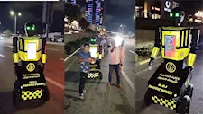 روبوت في الشارع.. العلمين الجديدة تُفعل أول "رجل مرور آلي" بالمدن المصرية -صور