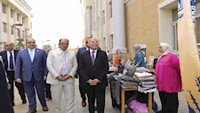 صور.. محافظ القاهرة يفتتح معرض الحرف التراثية بجامعة العاصمة