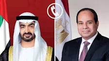 تضامن مصر مع الإمارات.. تفاصيل اتصال هاتفي بين السيسي ومحمد بن زايد