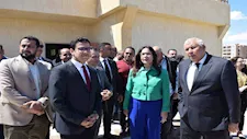 وزيرة الثقافة ومحافظ مطروح يتفقدان قصر الثقافة وعدد من الفعاليات (صور)