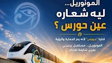 "عين حورس وجناحه".. النقل تكشف أسرار تصميم شعار المونوريل قبل افتتاحه