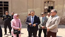 محافظ القليوبية يتفقد محلج القطن الأثري بالقناطر ويبحث تحويله لمزار سياحي - صور
