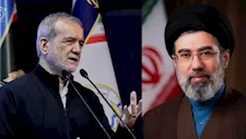 "بساطة وتواضع".. رئيس إيران يكشف كواليس اجتماع مباشر مع مجتبى خامنئي