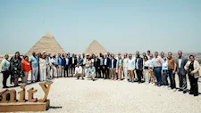 رؤساء ومسؤولون يزورون الأهرامات والمتحف الكبير ضمن فعاليات "WTTC"