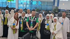 وصول أول دفعة من حجاج القليوبية إلى الأراضي المقدسة (صور)