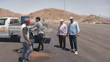 لجان فنية تجري اختبارات ميدانية لمشروعات الطرق في جنوب سيناء (صور)