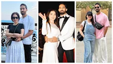 "رجعلى إحساسي بالأمان".. 20 صورة جمعت مي عزالدين وزوجها أحمد تيمور