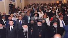 بحضور وزراء وفنانين وشخصيات عامة.. عرض فيلم "القدس الثانية" بالكنيسة القبطية - صور