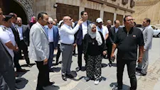 بالصور.. مستشار الرئيس يتابع مشروعات القاهرة الخديوية بصحبة المحافظ