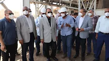 محافظ سوهاج يتفقد مصنع تدوير المخلفات الصلبة بدار السلام