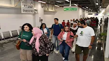 إقبال كثيف على مونوريل شرق النيل للمشاركة في احتفالية "المتحدة" أمس بشأن كأس العالم