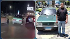 ضبط قائد سيارة يستعرض بحركات خطرة في شوارع الإسكندرية