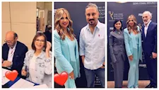فيديو| بحضور نجوم الفن.. بوسي شلبي في احتفالية إيمي بـ أبوظبي