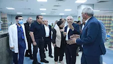 وزير الصحة يتفقد مستشفيي الكبد والجهاز الهضمي والثلاثي الجامعيين بالمنيا -(صور)