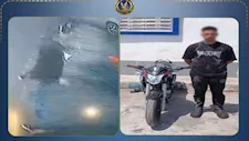 "دهس سيدة وهرب".. ضبط سائق دراجة نارية بدون لوحات معدنية في بورسعيد