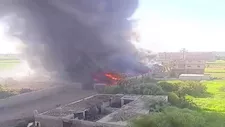 السيطرة على حريق اندلع بمخزن أجهزة كهربائية في سوهاج