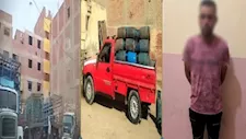 فيديو يكشف الخطر.. سقوط مسؤول مستودع بوتاجاز بتهمة الاحتكار في الهرم