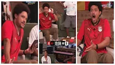 فيديو| إعلامي أمريكي يشجع المنتخب المصري أمام بلجيكا على الهواء
