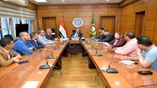 بالصور.. رئيس جهاز تنمية التجارة الداخلية يتابع آخر مستجدات المنطقة اللوجستية بالدقهلية