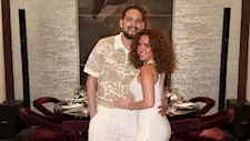 "كل شيء أجمل بوجودك".. رنا رئيس تغازل زوجها أمام النيل