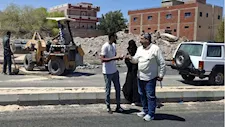 أرصفة وبلدورات.. تطوير الطرق الداخلية في نويبع بتكلفة 32 مليون جنيه