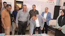 استراحات الثانوية العامة.. محافظ بورسعيد يوجه بتوفير  سبل الراحة للمراقبين - صور