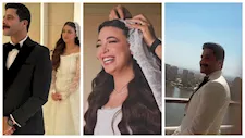 11 صورة لـ هايدي رفعت ومصطفى منصور بملابس حفل الزفاف