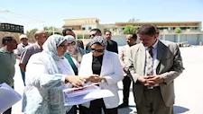 زيادة الباكيات وتوسعة الممرات.. تفاصيل تطوير أرض المعارض بالخارجة (صور)
