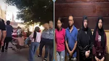 مشاجرة بين أسرتين.. تفاصيل فيديو ضرب سيدة أمام مدرسة بإمبابة