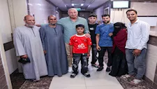 الخطيب يطمئن على تطورات الحالة الصحية لمشجع الأهلي