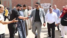 رئيس مياه القليوبية يبحث توصيل الصرف الصحي لأهالي أرض الوزير بالخانكة